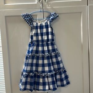 Crewcuts blue gingham dress